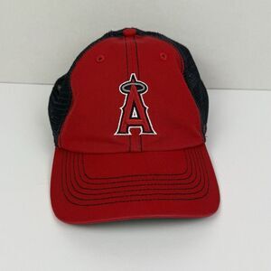 California Angels 47 Brand Adjustable Strap back Hat OSFA Red MLB‎ Genuine